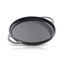 [CL-DHG12-SO-BK] 12 inch Cast Iron Double-handled Griddle Smooth Surface & Lightweight Series